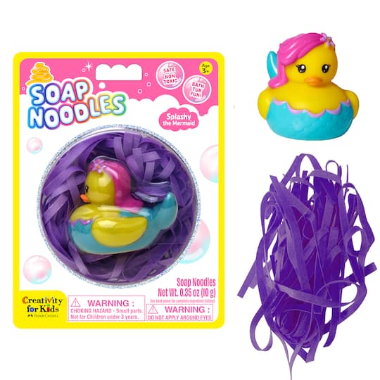 Creativity for Kids® Soap Noodles Splashy the Mermaid Bathtub Kit